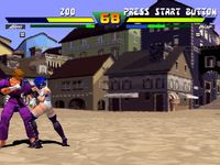une photo d'Ã©cran de Street Fighter EX plus Alpha sur Sony Playstation